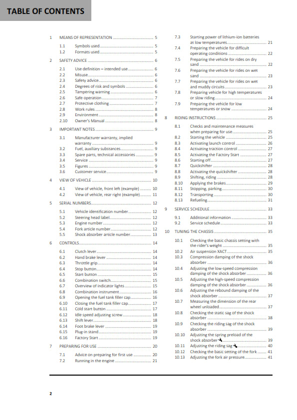 Official GASGAS 2023 MC 450F Factory Edition Owners Manual (Digital & Physical Copy)
