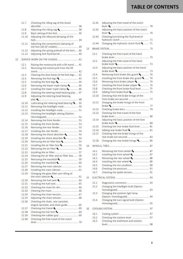 Official GasGas 2023 TXT Racing 125, 250, 280, 300 & TXT GP 250, 300 Owners Manual (Digital & Physical Copy)