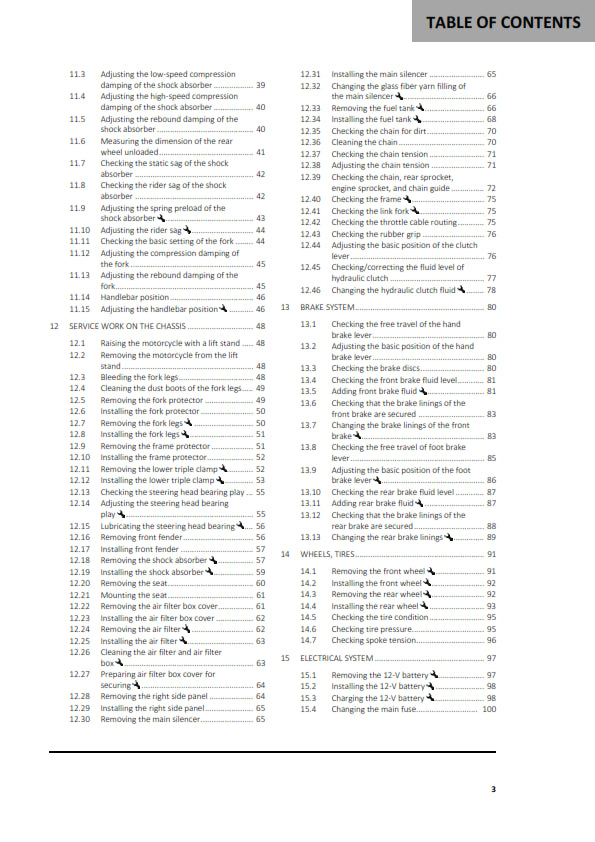 Official GasGas 2024 EC 250 & 300 Owners Manual (Digital & Physical Copy)
