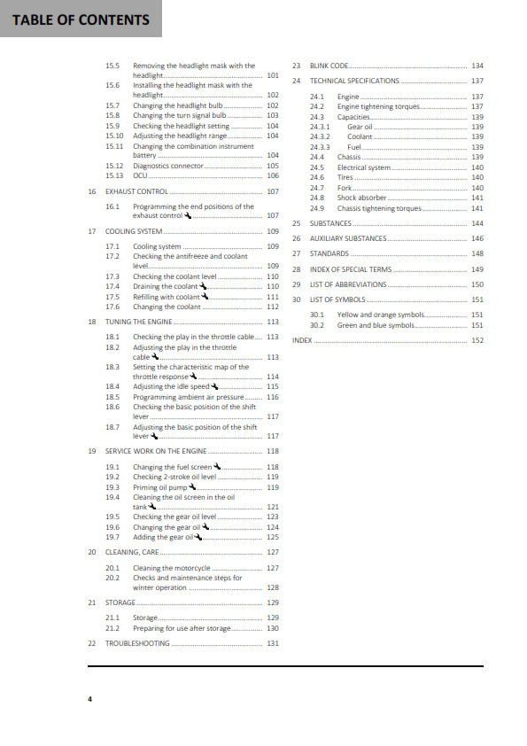 Official GasGas 2024 EC 250 & 300 Owners Manual (Digital & Physical Copy)
