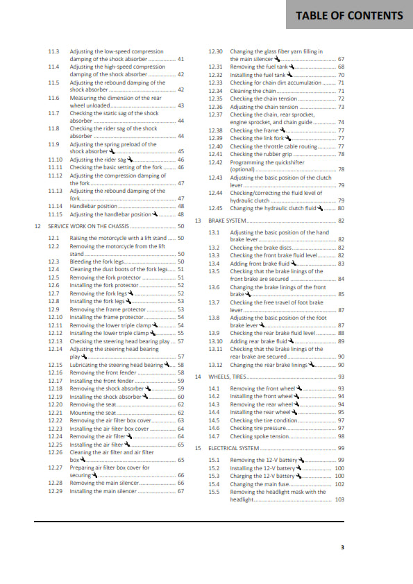Official GASGAS 2024 EC 250F Owners Manual (Digital & Physical Copy)