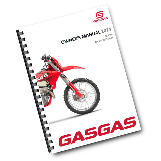 Official GASGAS 2024 EC 350F Owners Manual (Digital & Physical Copy)