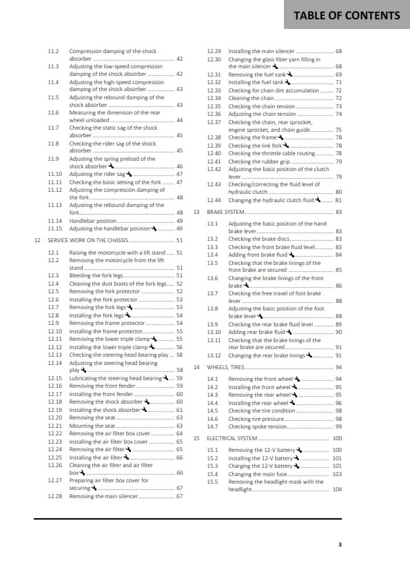 Official GASGAS 2024 ES 350 Owners Manual (Digital & Physical Copy)