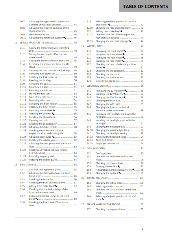Official GasGas 2024 ES 700 Owners Manual (Digital & Physical Copy)
