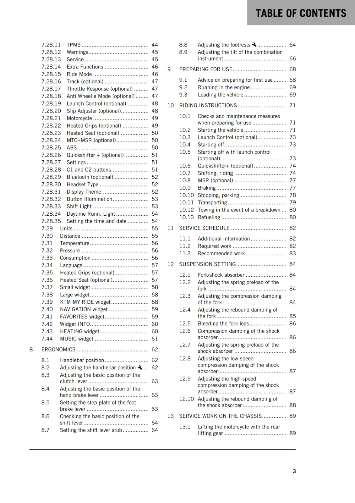 Official KTM 2022 1290 Super Duke R Owners Manual 100 GSM (Digital & Physical Copy)
