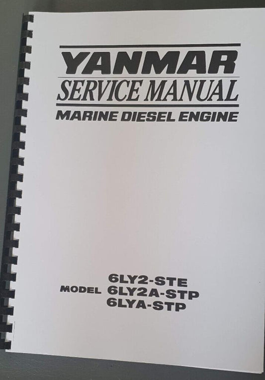 YANMAR MARINE DIESEL ENGINE SERVICE MANUAL - 6LY2-STE 6LY2A-STP 6LYA-STP - 2001
