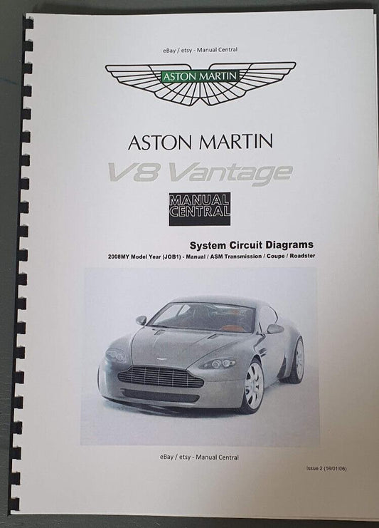 ASTON MARTIN V8 VANTAGE - 2008 - CIRCUIT WIRING DIAGRAMS