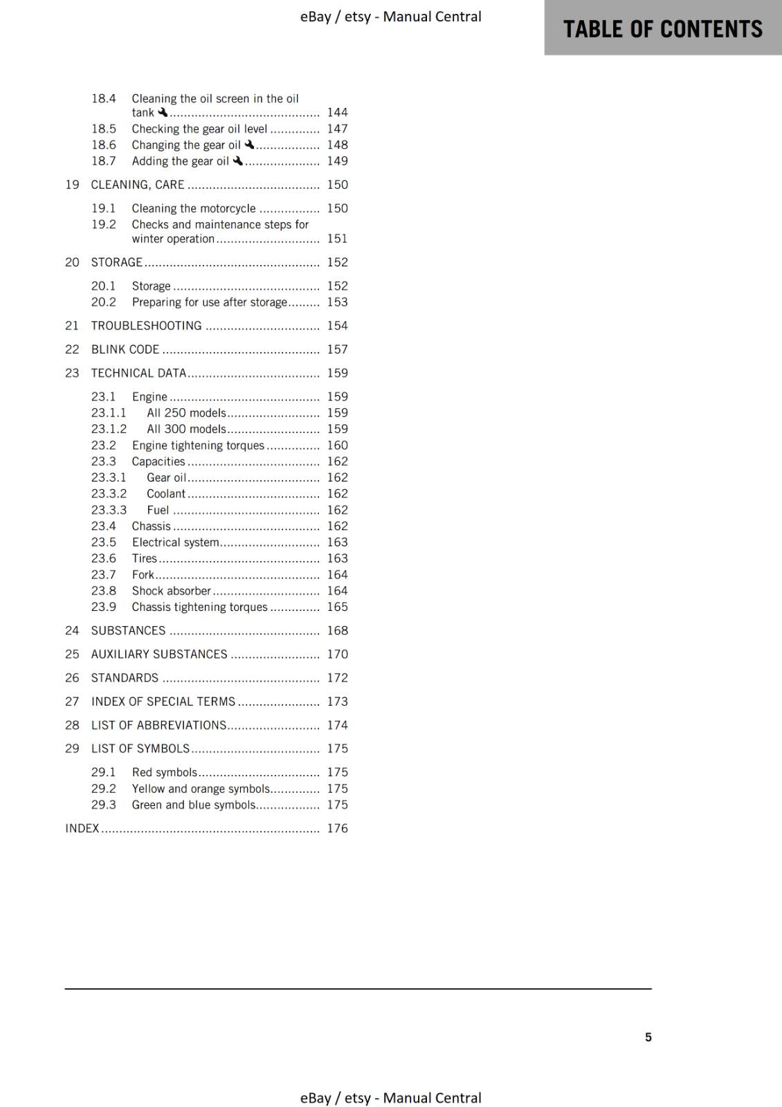 2023 OWNERS MANUAL - KTM 300 EXC XC-W ERZBERGRODEO - REPRINT