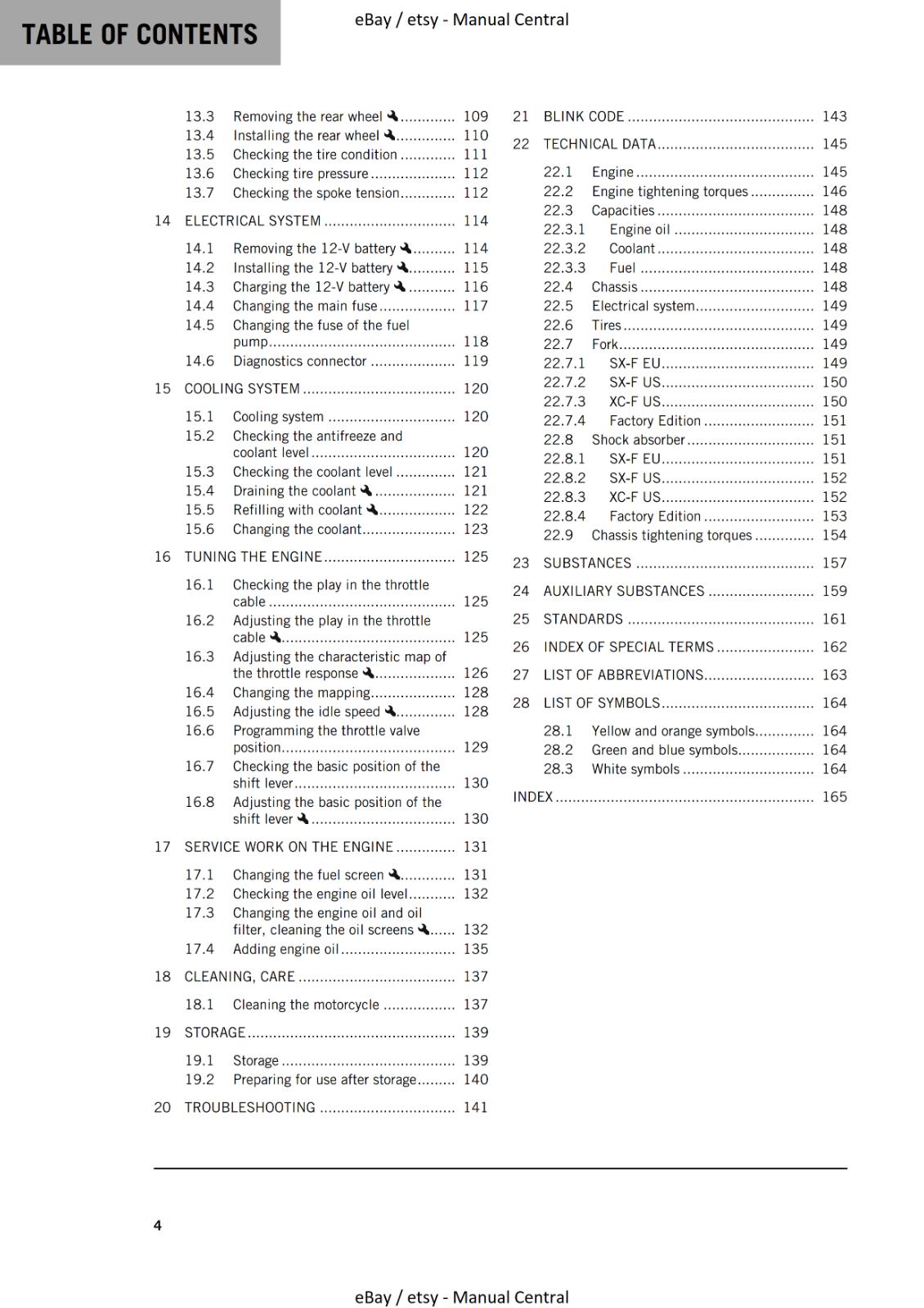 2023 OWNERS MANUAL - KTM 450 SX-F XC-F FACTORY EDITION - REPRINT