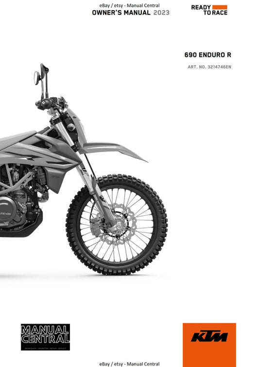 2023 OWNERS MANUAL - 690 ENDURO R US - REPRINT