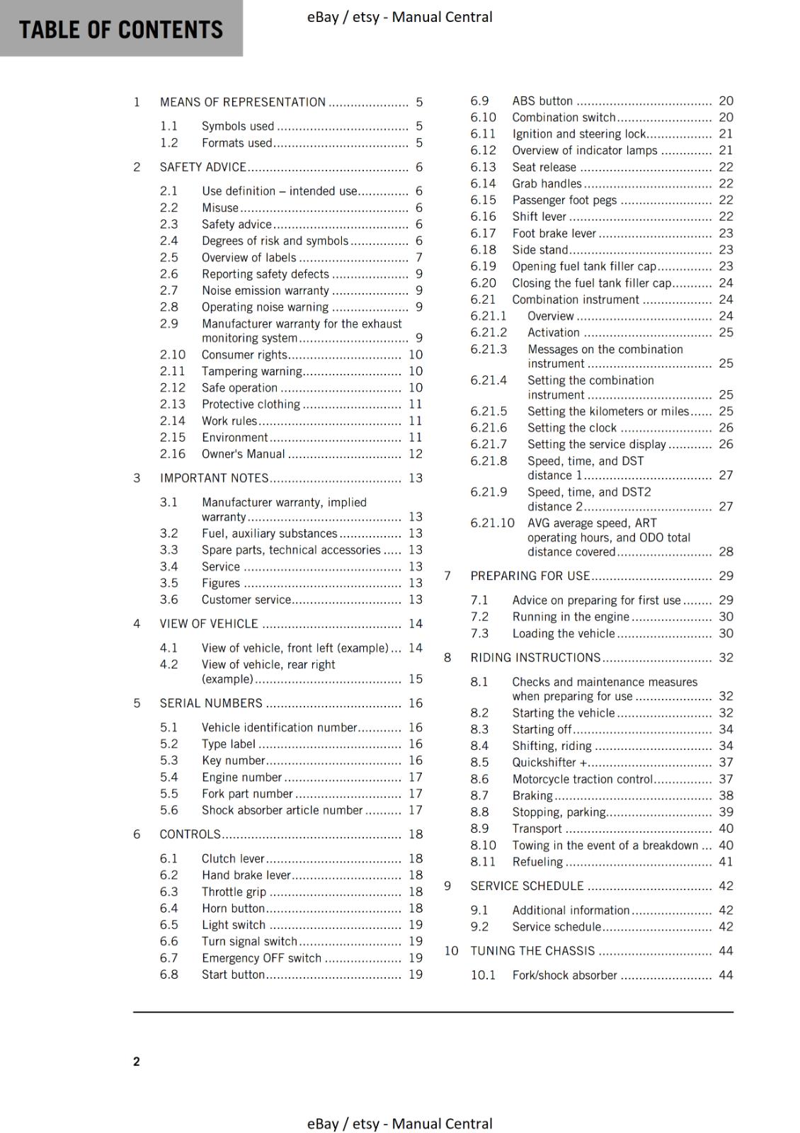2023 OWNERS MANUAL - 690 ENDURO R US - REPRINT