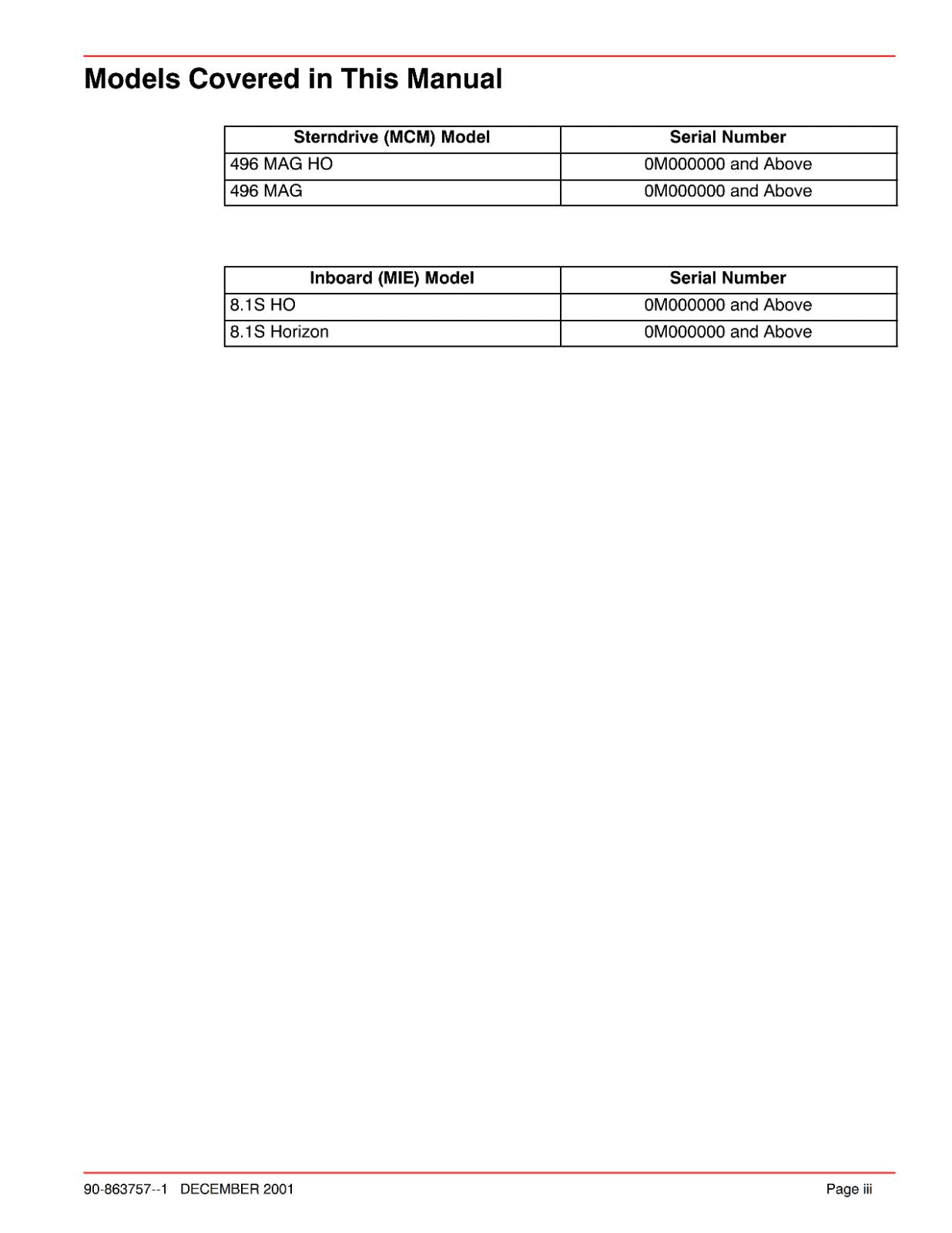 MERCURY MERCRUISER NO 33 - PCM 555 DIAGNOSTICS - SERVICE MANUAL