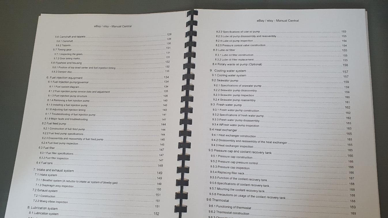 YANMAR SERVICE MANUAL - MARINE DIESEL ENGINE - 3YM30 3YM20 2YM15 - 2005 EDITION