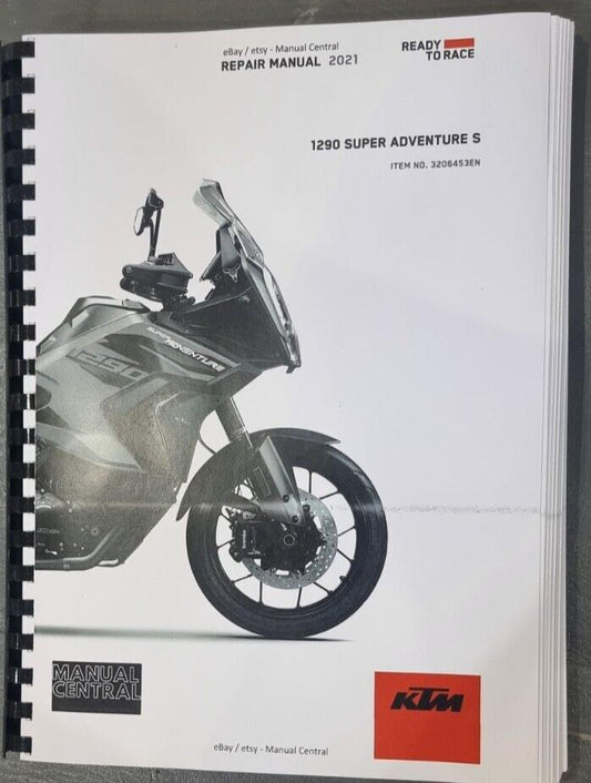 KTM 2021 - 1290 SUPER ADVENTURE S WORKSHOP - PRINT ERROR AS SHOWN IN PICTURES
