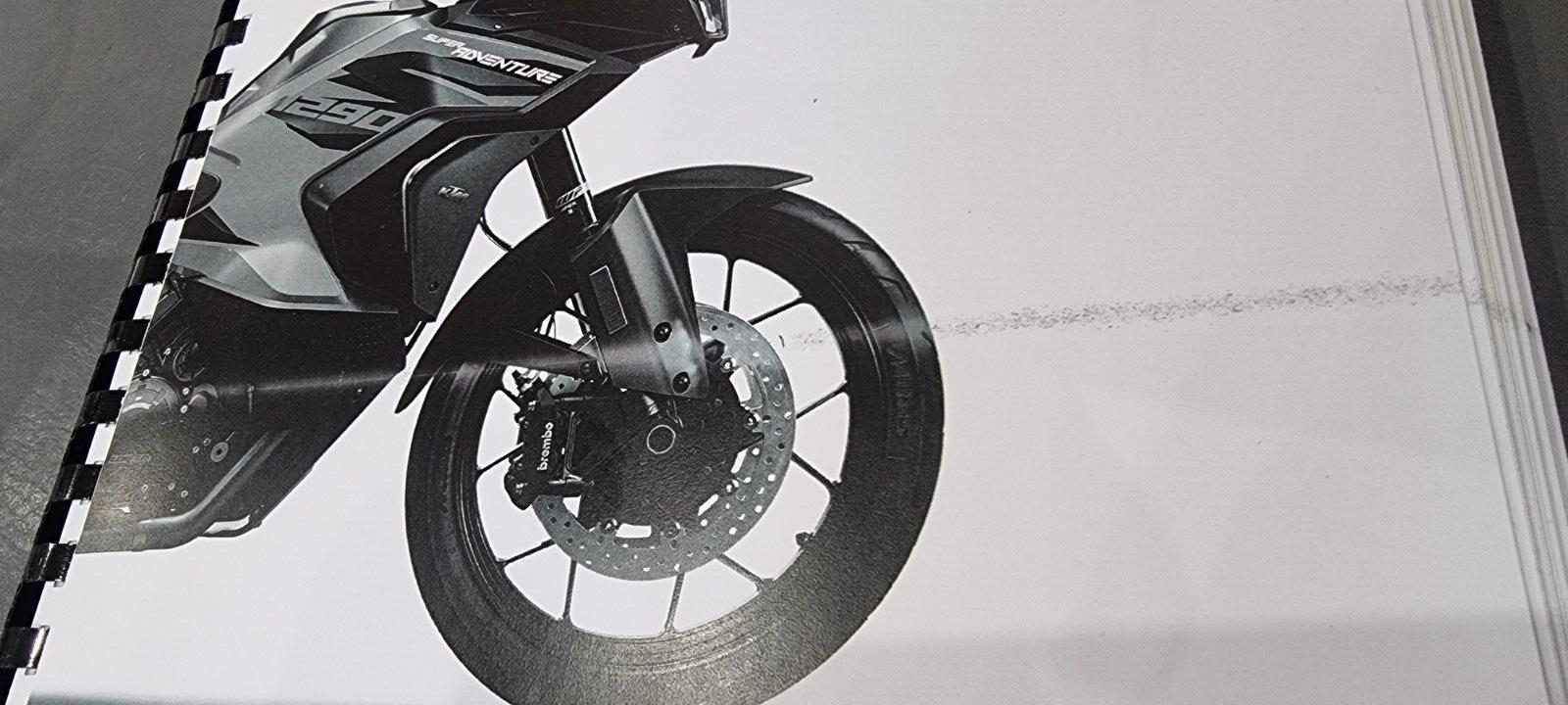 KTM 2021 - 1290 SUPER ADVENTURE S WORKSHOP - PRINT ERROR AS SHOWN IN PICTURES