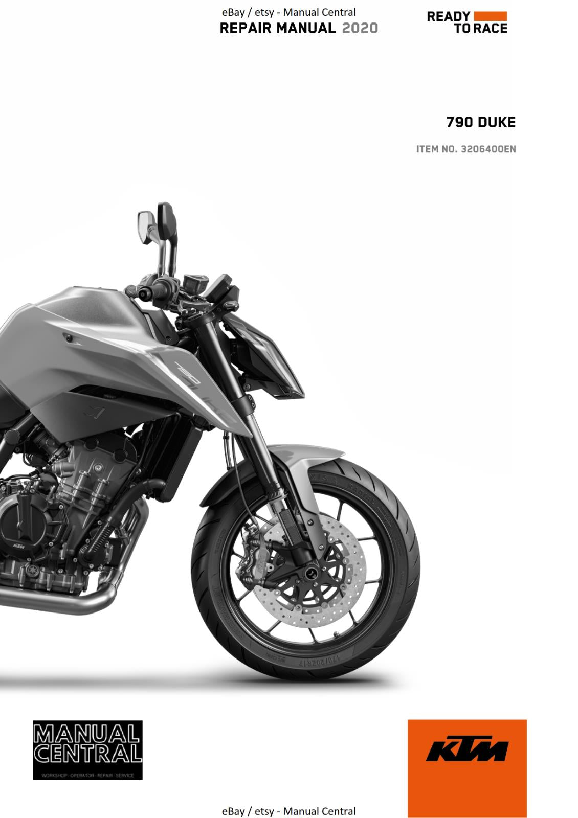 KTM 2020 - 790 DUKE - WORKSHOP SERVICE REPAIR MANUAL
