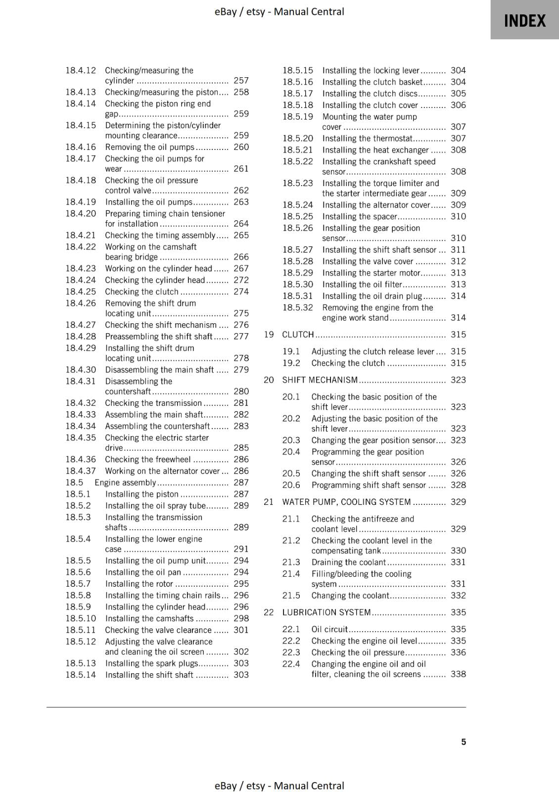 KTM 2020 - 790 DUKE - WORKSHOP SERVICE REPAIR MANUAL