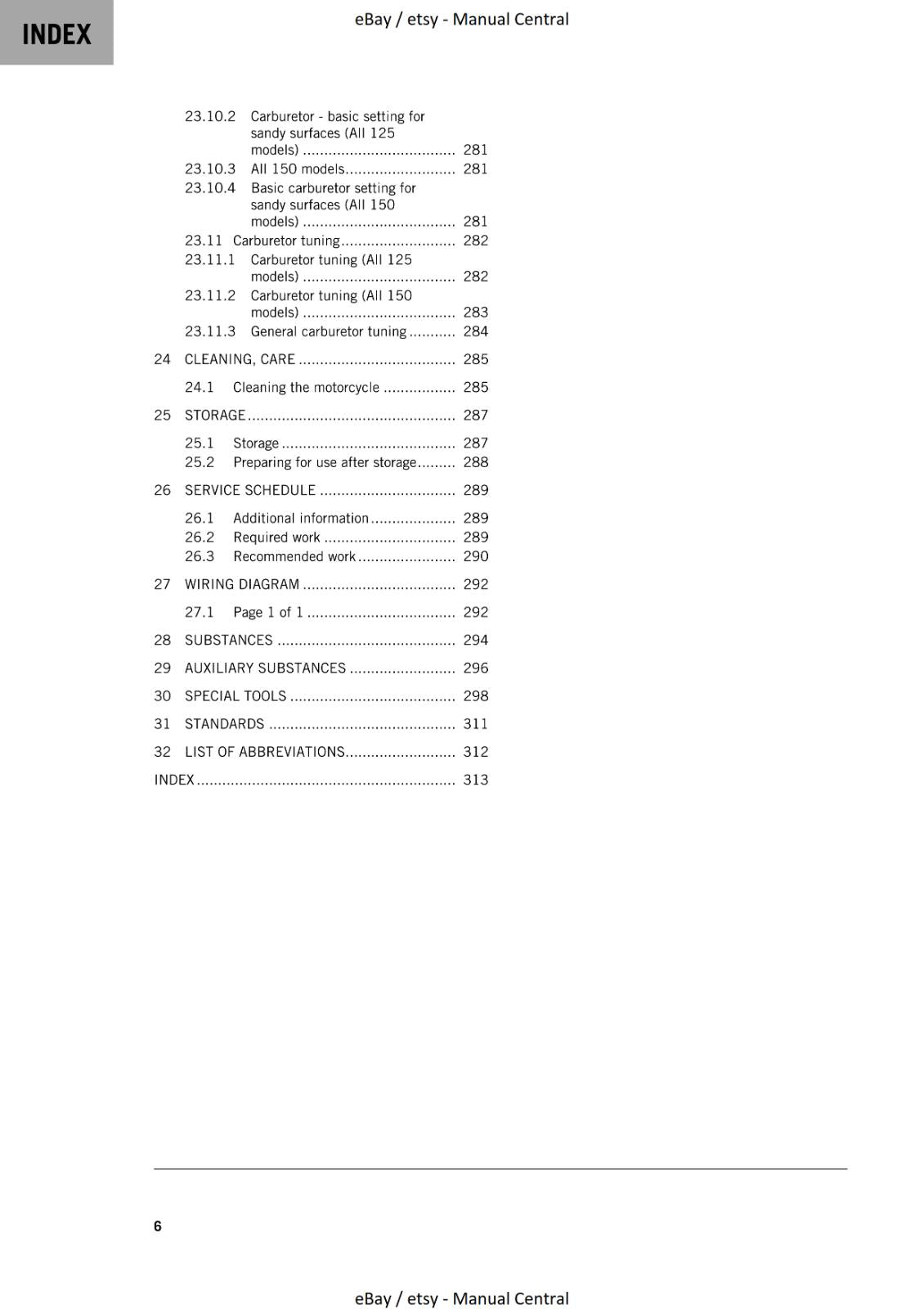 KTM 2020 - 125 150 SX -  WORKSHOP SERVICE REPAIR MANUAL