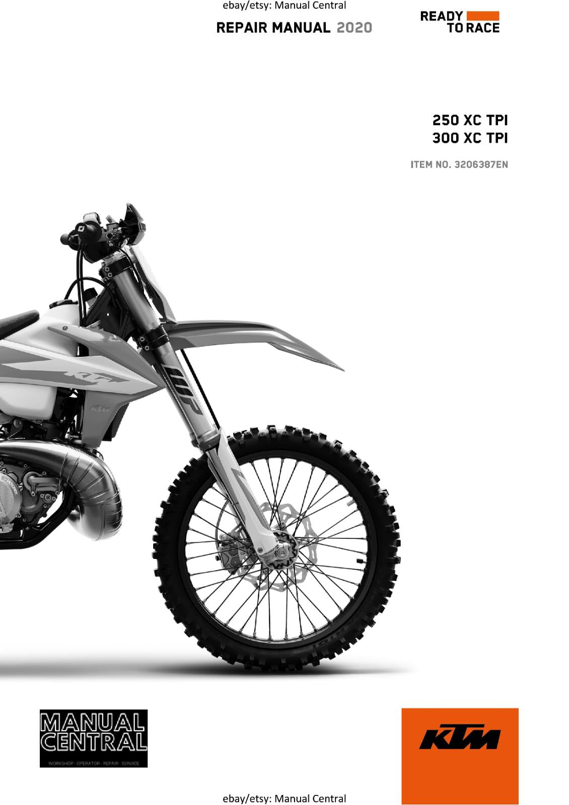 KTM 2020 - 250 300 XC TPI - WORKSHOP SERVICE REPAIR MANUAL
