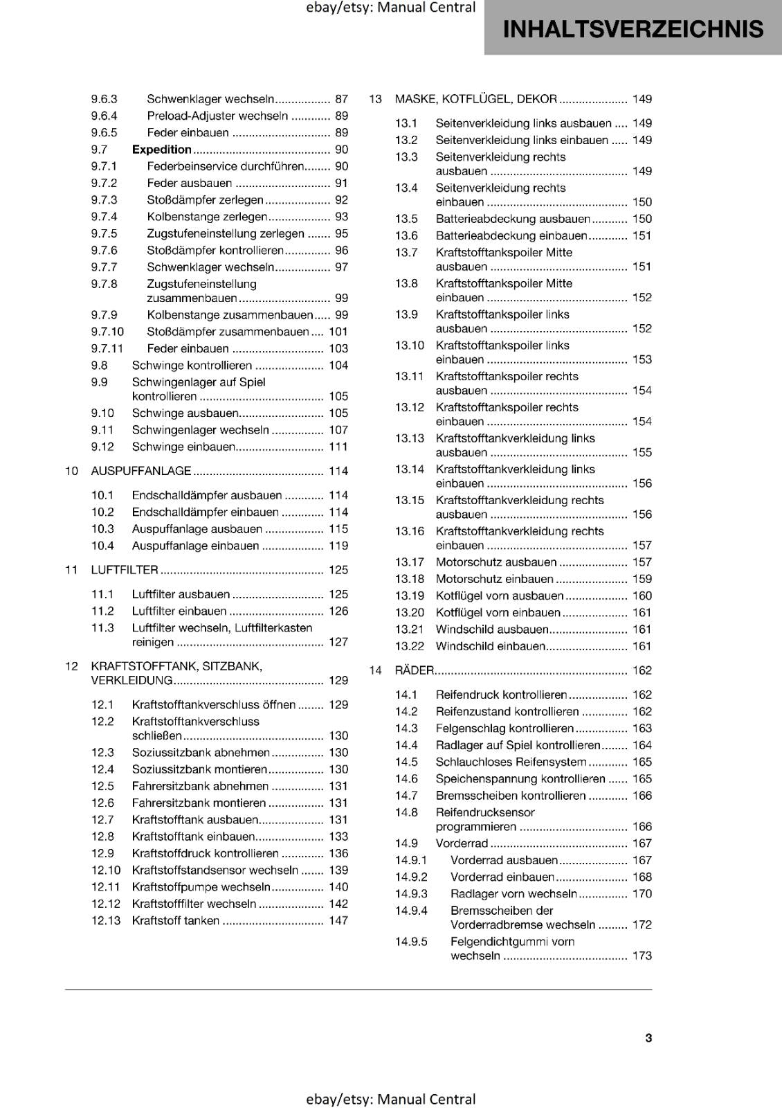 GERMAN LANGUAGE - HUSQVARNA 2023- NORDEN 901 & EXPEDITION - REPARATURANLEITUNG