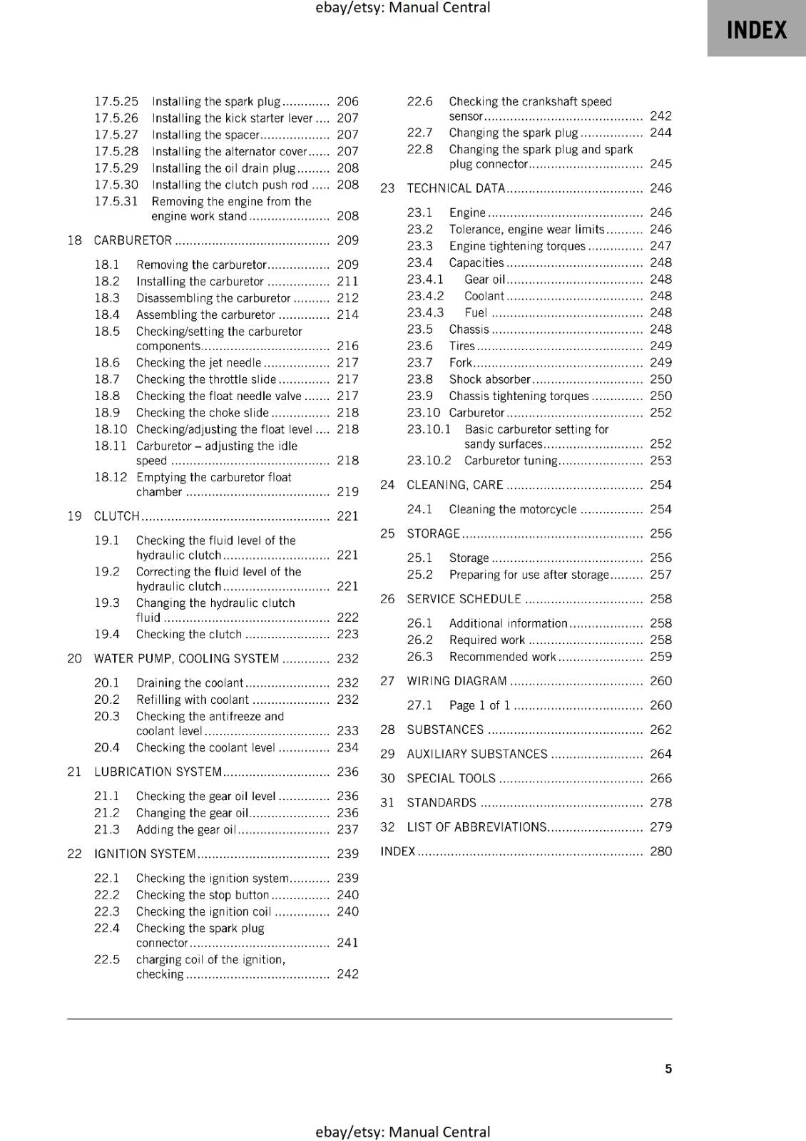 KTM 2020 - 85 SX - WORKSHOP SERVICE REPAIR MANUAL