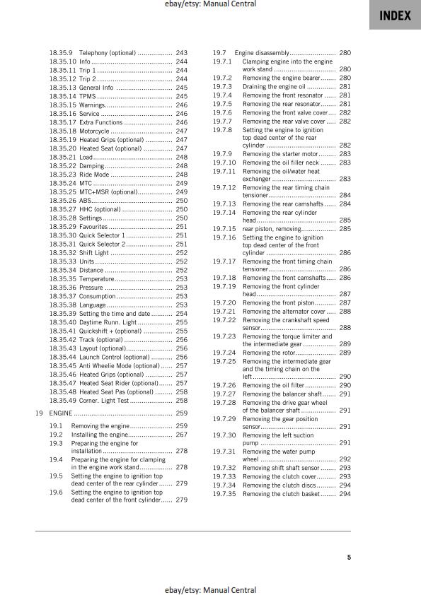 KTM 2020 - 1290 SUPER DUKE GT - WORKSHOP SERVICE REPAIR MANUAL