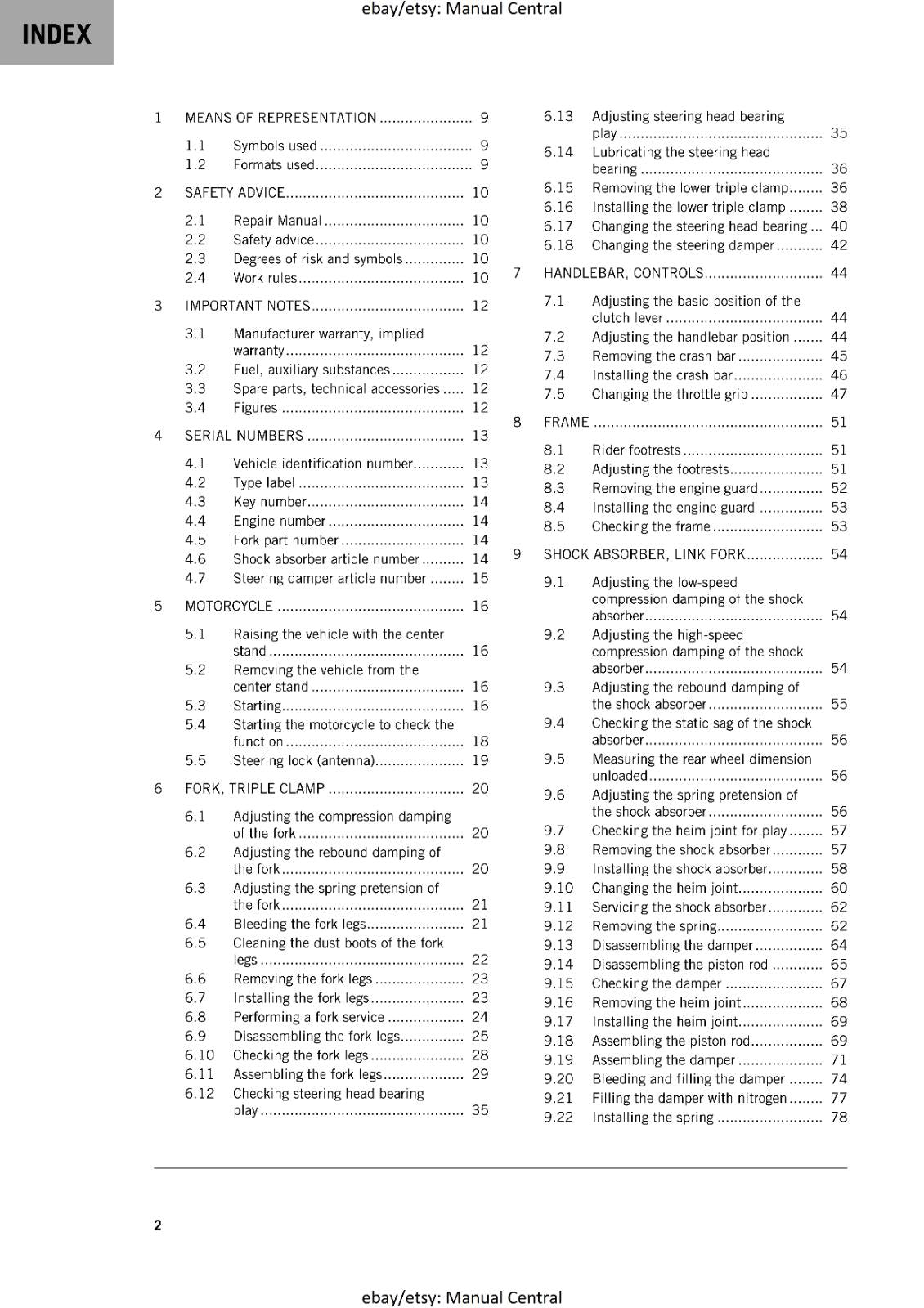 KTM 2020 - 1290 SUPER ADVENTURE R - WORKSHOP SERVICE REPAIR MANUAL