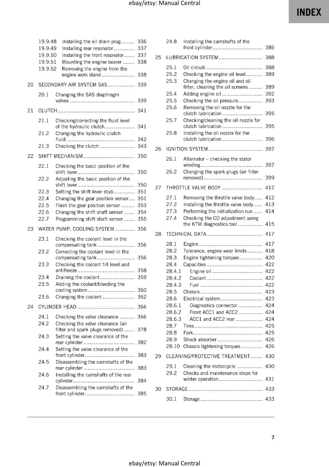 KTM 2020 - 1290 SUPER ADVENTURE R - WORKSHOP SERVICE REPAIR MANUAL