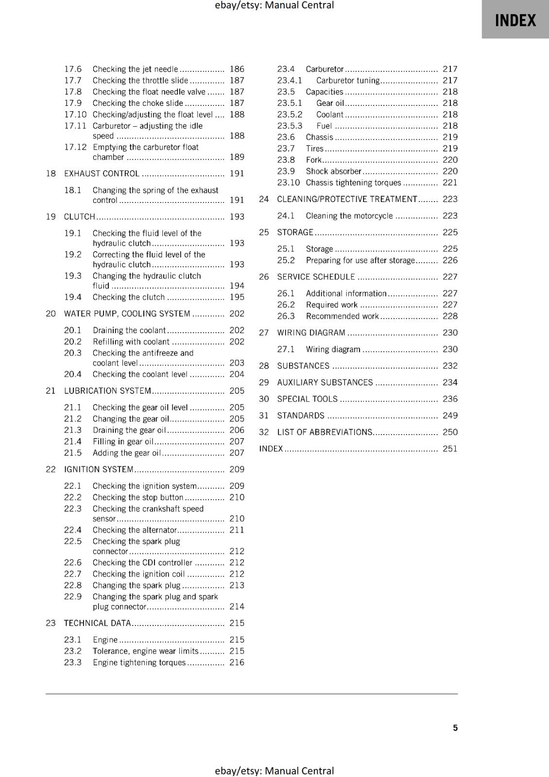 KTM 2020 - 65 SX - WORKSHOP SERVICE REPAIR MANUAL