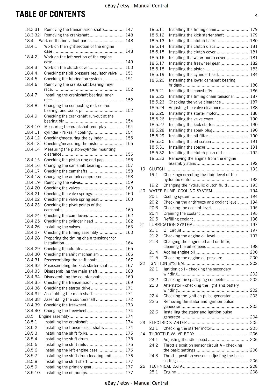 KTM 2013 - 250 EXC-F SIX DAYS XCF-W WORKSHOP SERVICE REPAIR MANUAL