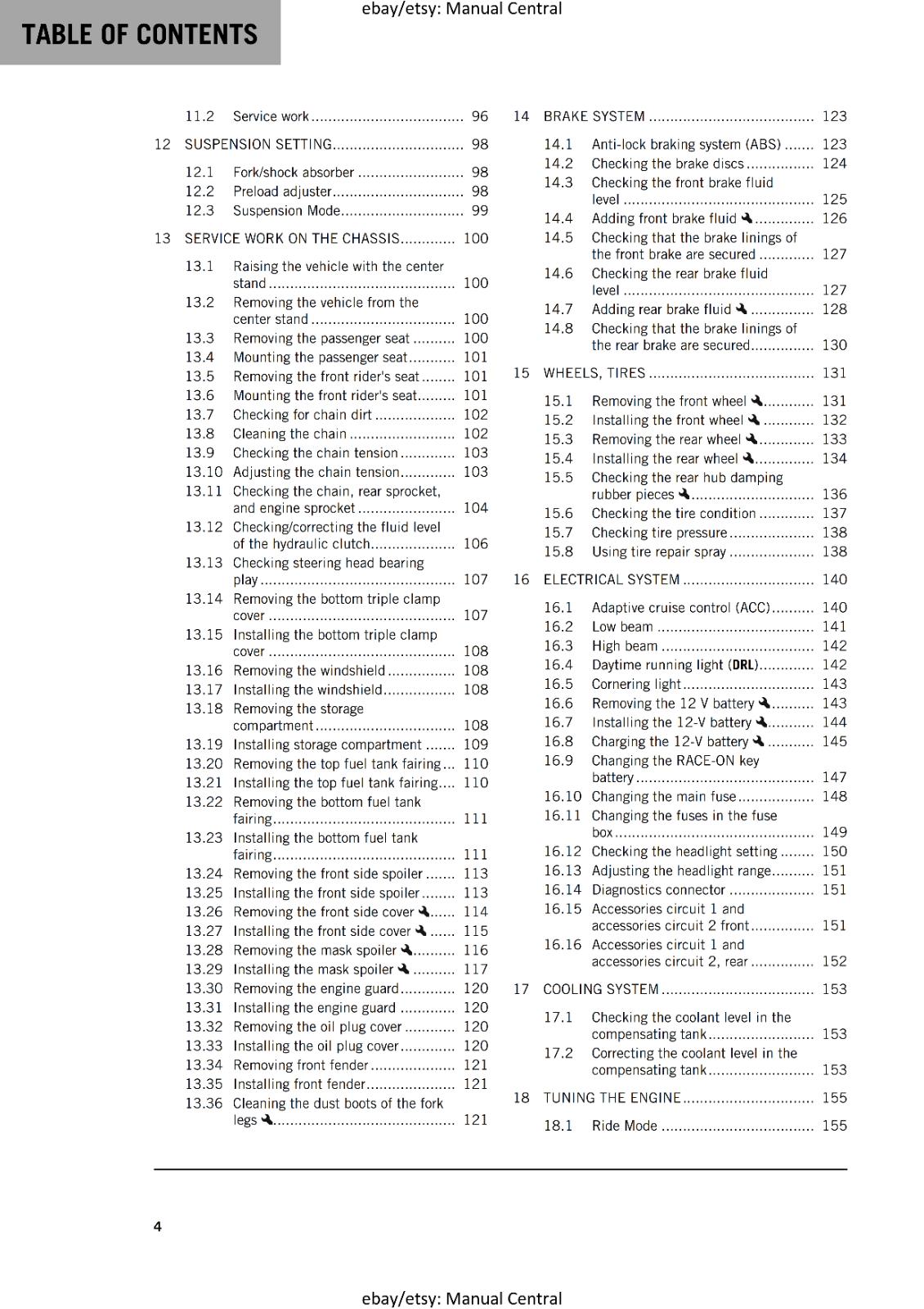 2023 OWNERS MANUAL - KTM 1290 SUPER ADVENTURE S EU - REPRINT