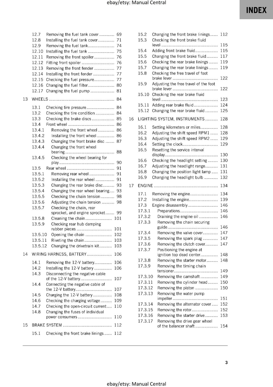 KTM 2020 - 200 DUKE-  WORKSHOP SERVICE REPAIR MANUAL - REPRINTED