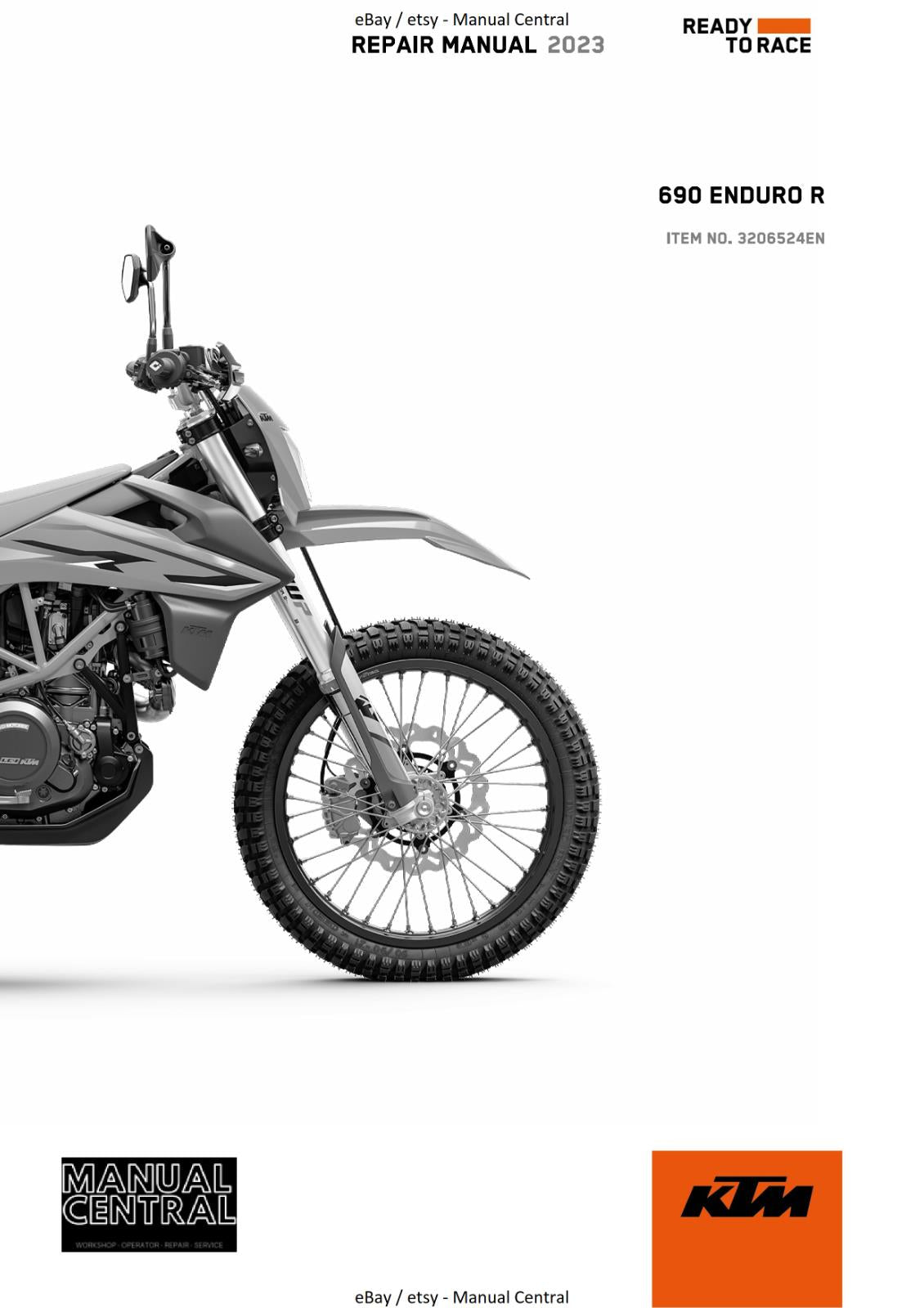 KTM MOTORCYCLE 2023 - 690 ENDURO R EU - WORKSHOP SERVICE - REPRINT