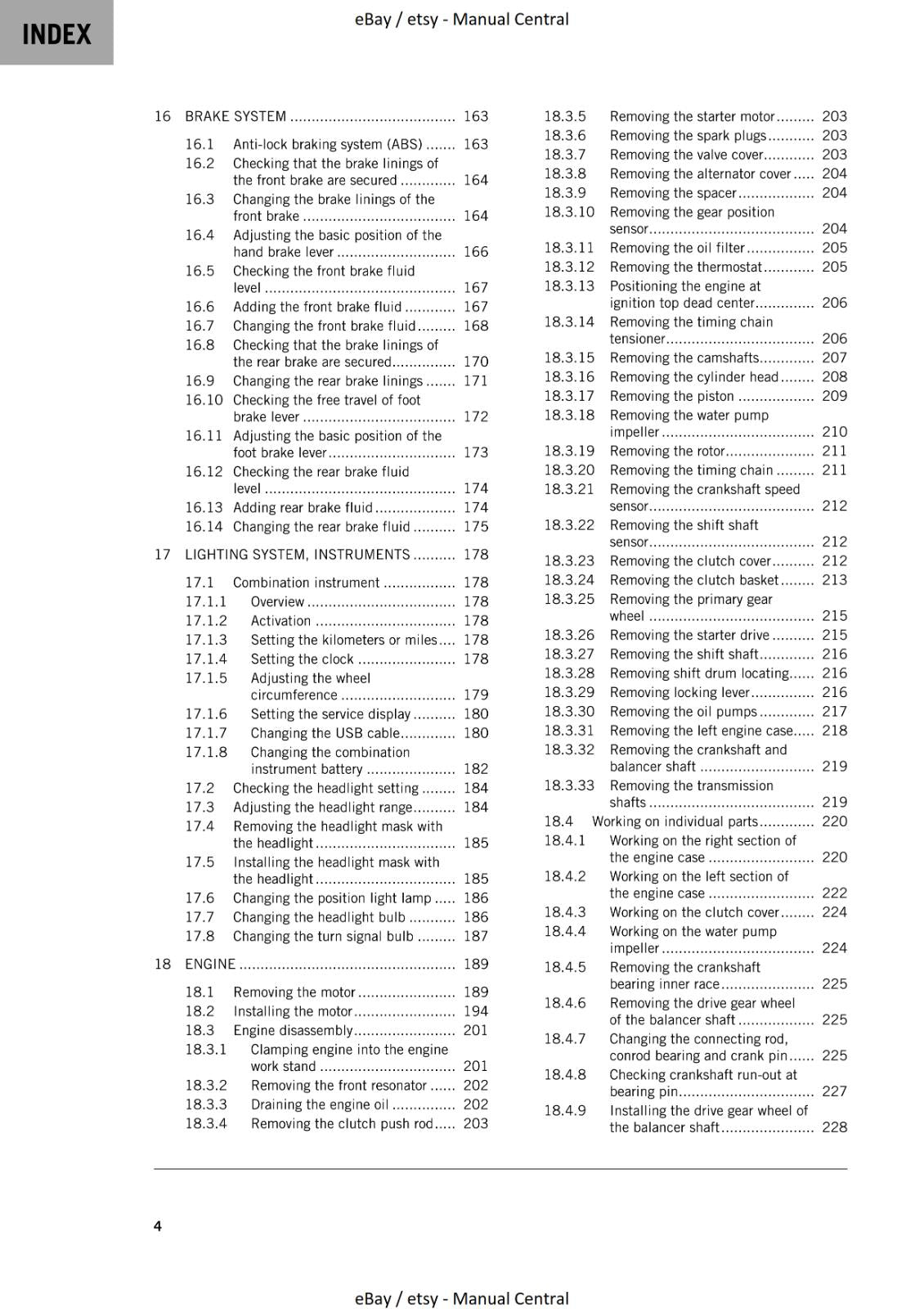 KTM MOTORCYCLE 2023 - 690 ENDURO R US - WORKSHOP SERVICE - REPRINT