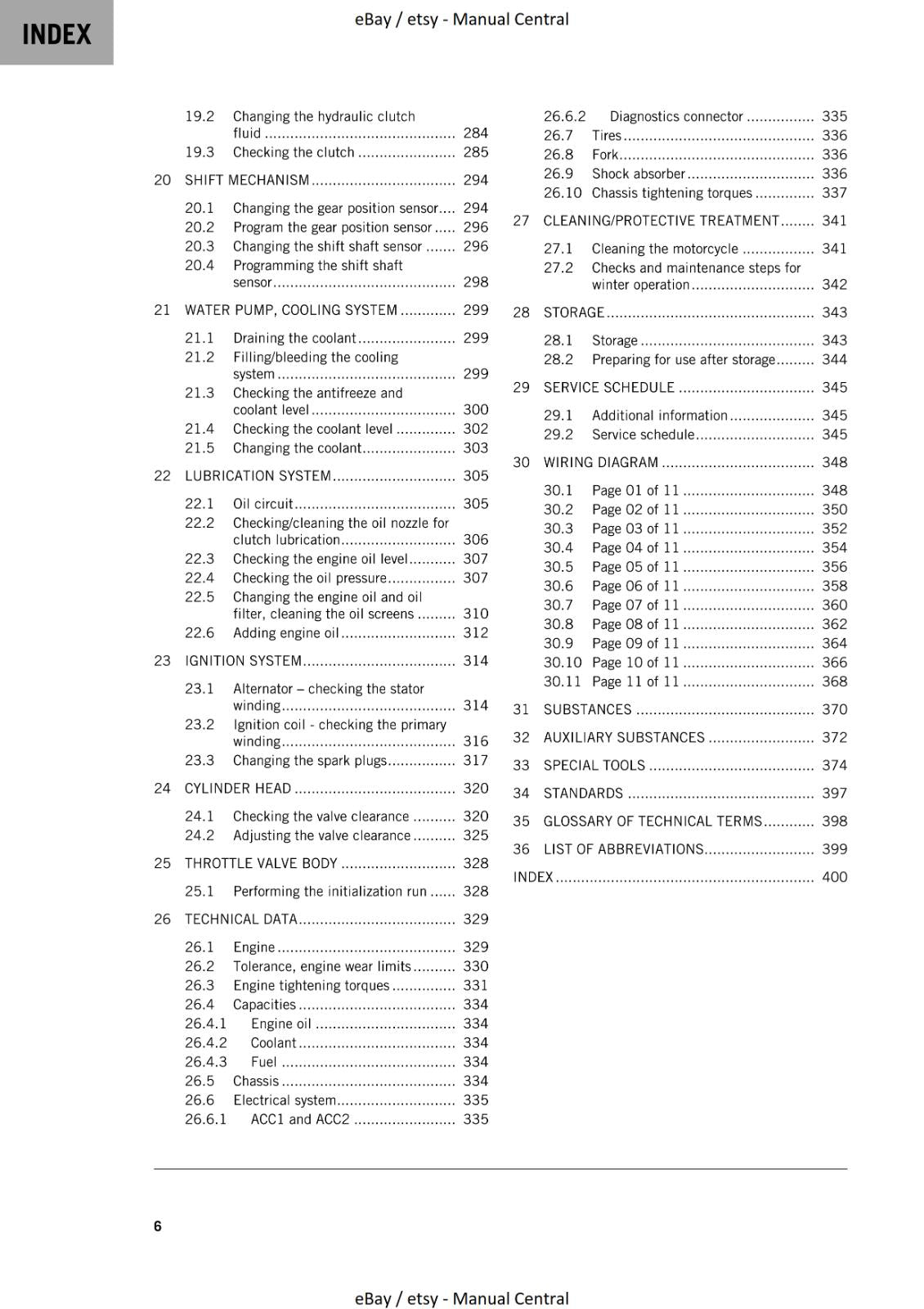 KTM MOTORCYCLE 2023 - 690 SMC R EU - WORKSHOP SERVICE - REPRINT