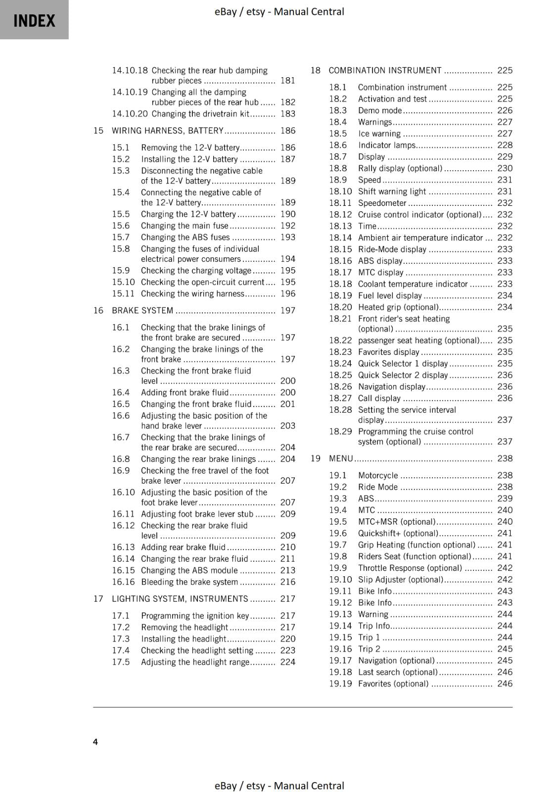 KTM MOTORCYCLE 2023 - 890 ADVENTURE R - WORKSHOP SERVICE - REPRINT