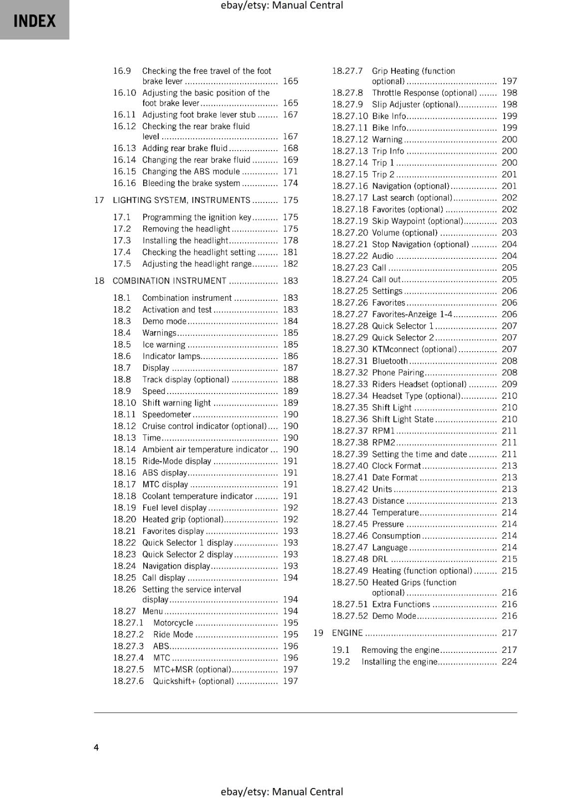 KTM MOTORCYCLE 2023 - 890 SMT - WORKSHOP SERVICE - REPRINT