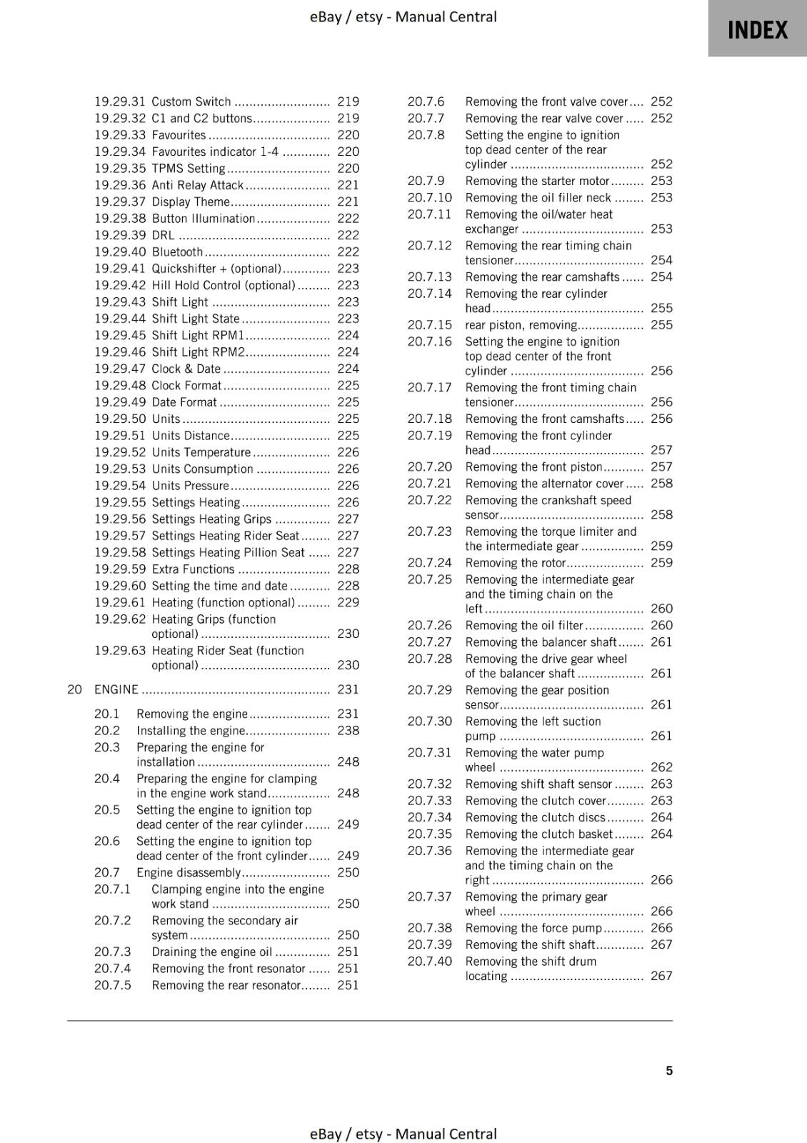 KTM MOTORCYCLE 2023 - 1290 SUPER ADVENTURE S - WORKSHOP SERVICE - REPRINT