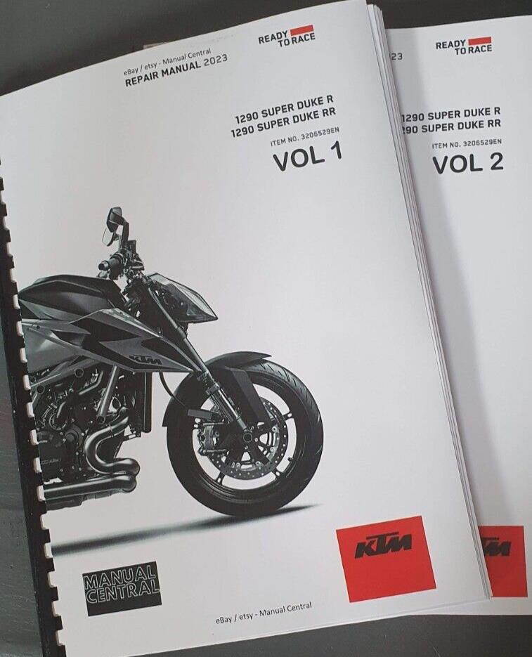KTM MOTORCYCLE 2023 - 1290 SUPER DUKE R RR - WORKSHOP SERVICE - REPRINT
