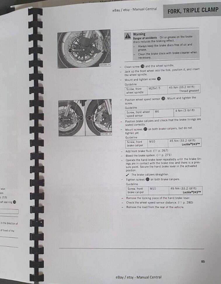 KTM MOTORCYCLE 2023 - 1290 SUPER DUKE R RR - WORKSHOP SERVICE - REPRINT