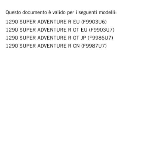 ITALIAN LANGUAGE - KTM 2021 - 1290 SUPER ADVENTURE R  - MANUALE DI RIPARAZIONE
