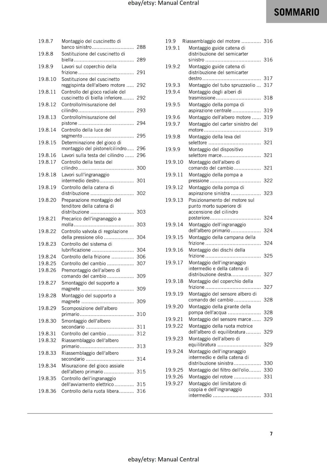ITALIAN LANGUAGE - KTM 2021 - 1290 SUPER ADVENTURE R  - MANUALE DI RIPARAZIONE