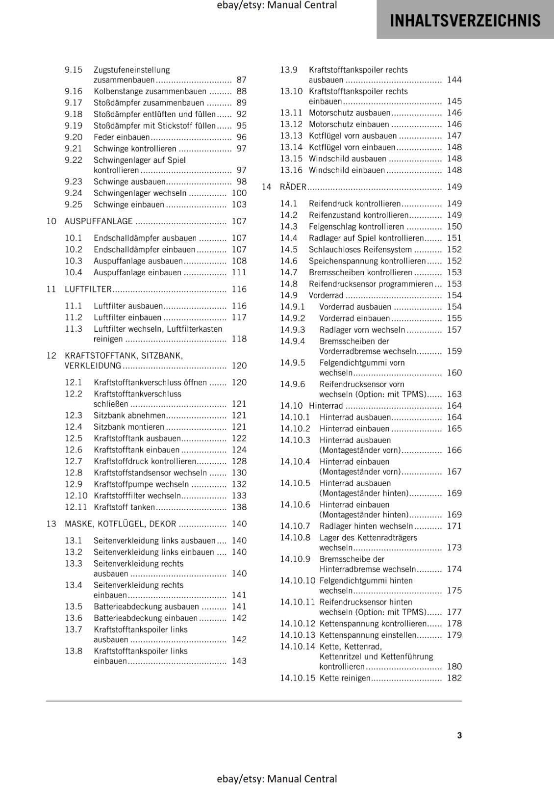 GERMAN LANGUAGE - KTM 2023- 890 ADVENTURE R - REPARATURANLEITUNG