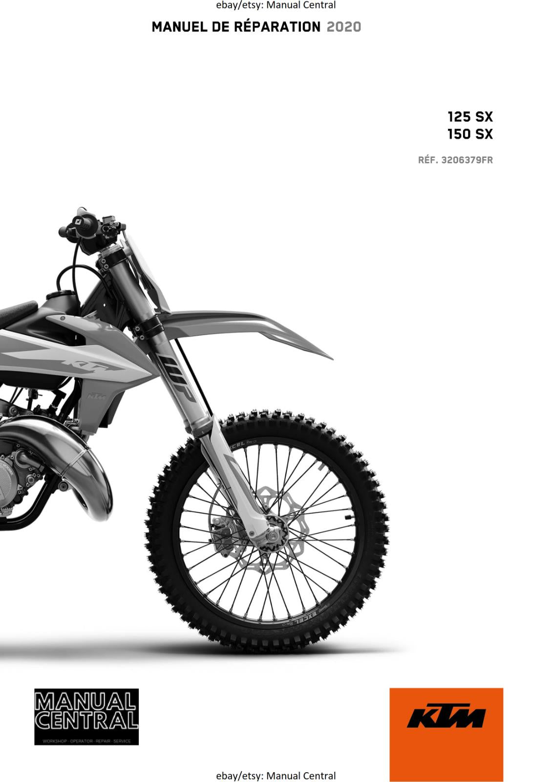 KTM 2020 - FRENCH LANGUAGE - 125 150 SX - MANUEL DE REPARATION