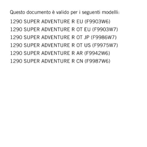 ITALIAN LANGUAGE - KTM 2023 - 1290 SUPER ADVENTURE R  - MANUALE DI RIPARAZIONE