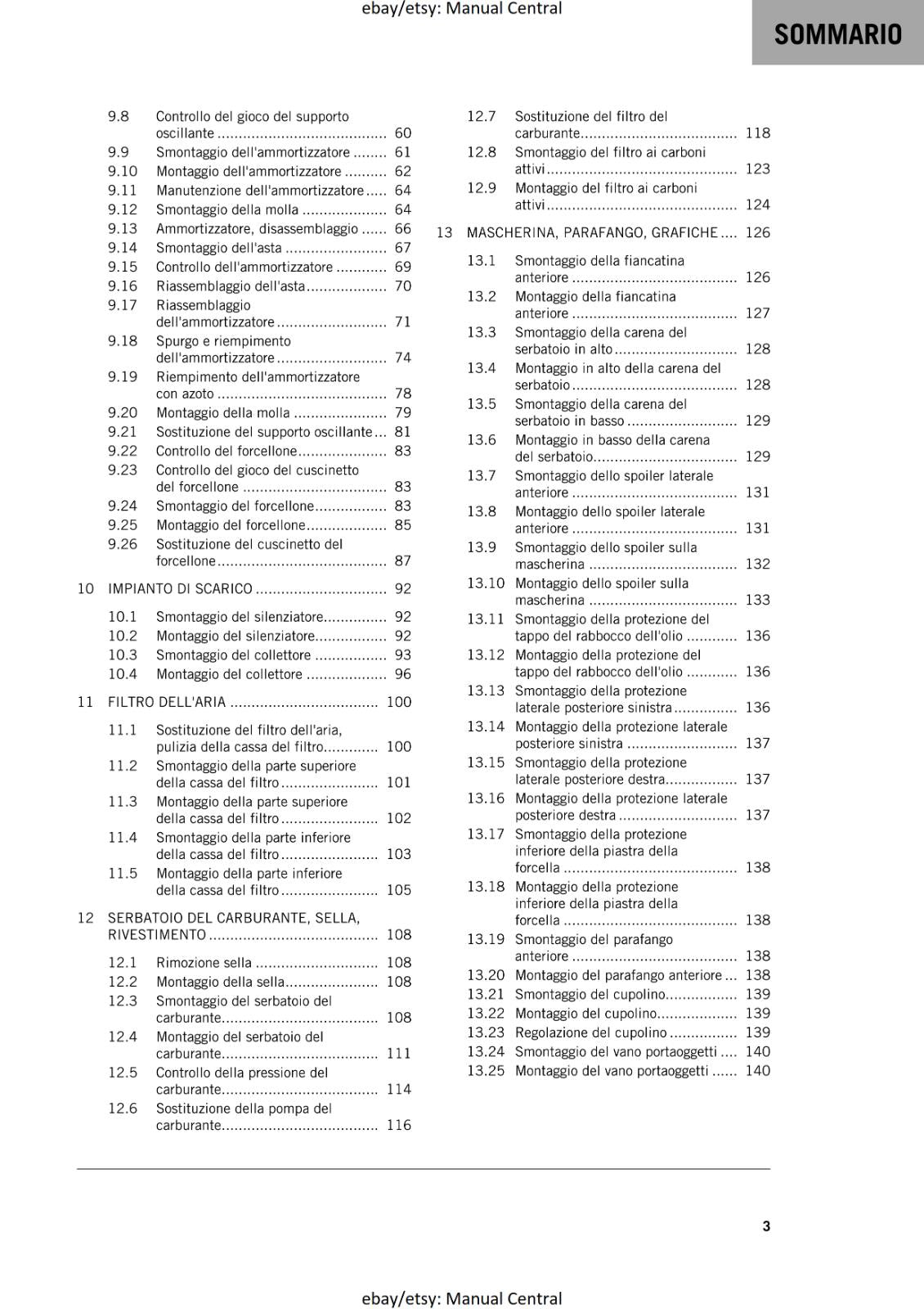 ITALIAN LANGUAGE - KTM 2023 - 1290 SUPER ADVENTURE R  - MANUALE DI RIPARAZIONE