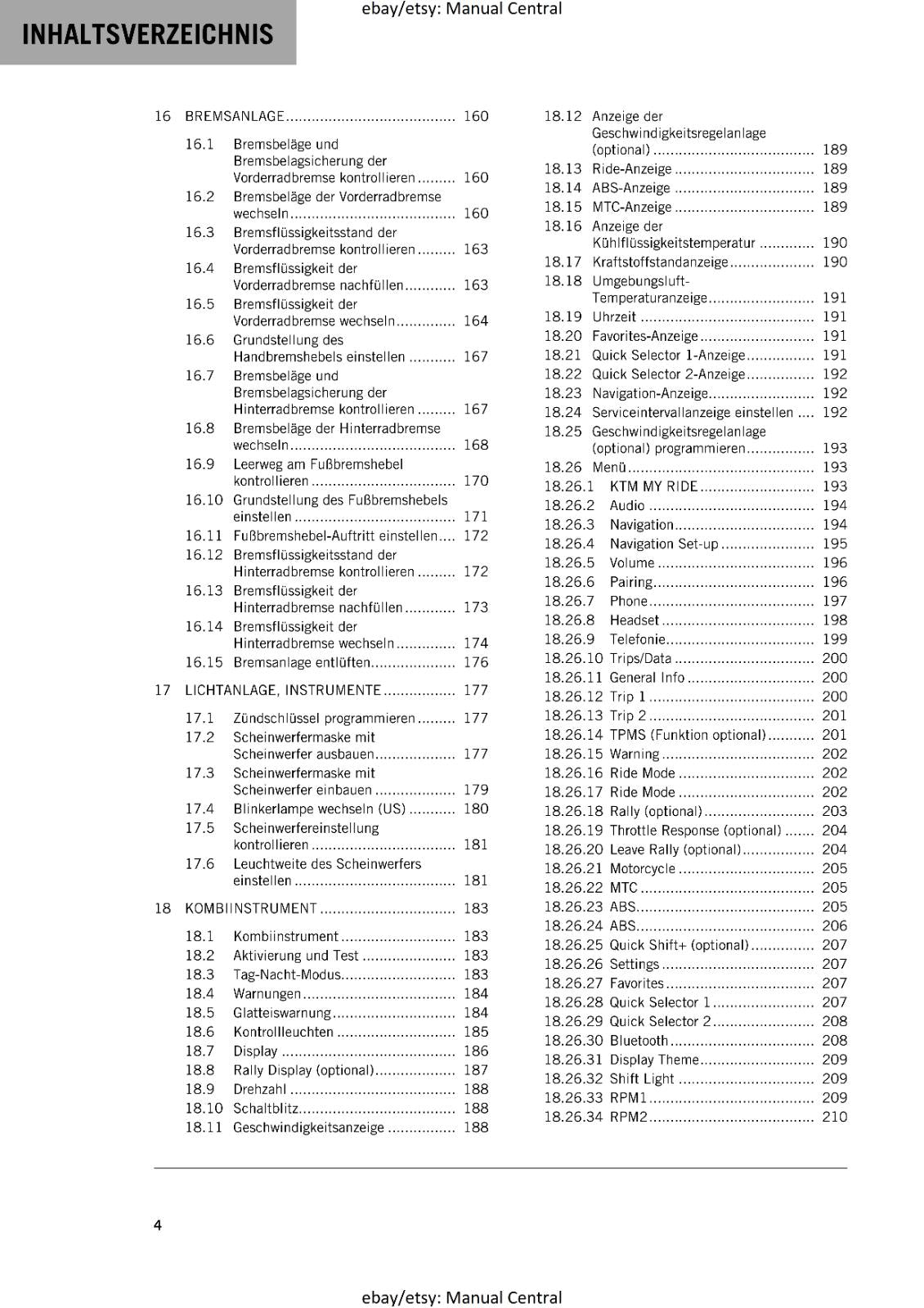GERMAN LANGUAGE - KTM 2022-890 ADVENTURE & L - REPARATURANLEITUNG