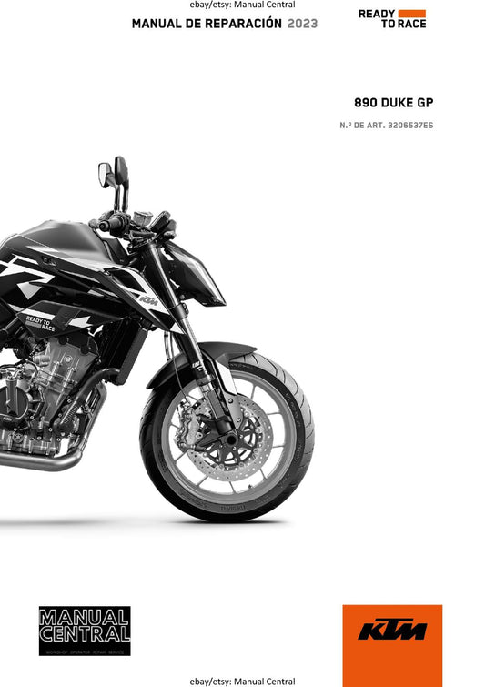 KTM 2023 - SPANISH LANGUAGE - 890 DUKE GP - MANUAL DE REPARACION