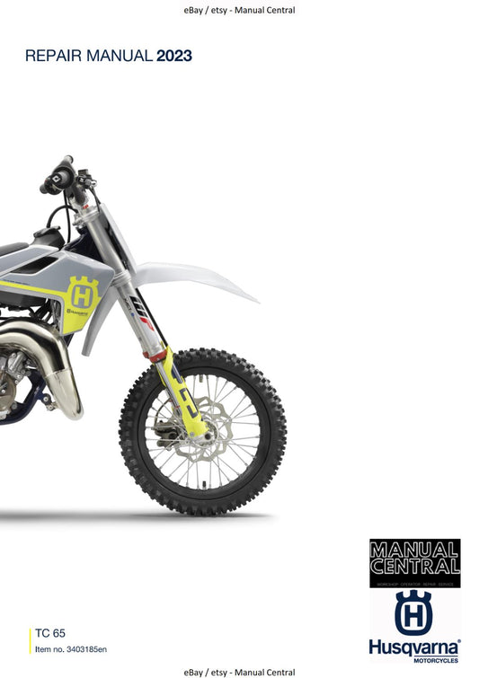HUSQVARNA MOTORCYCLE 2023 -  TC 65 - WORKSHOP SERVICE