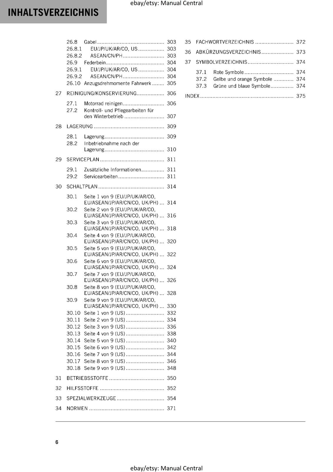GERMAN LANGUAGE - KTM 2023- 390 ADVENTURE - REPARATURANLEITUNG
